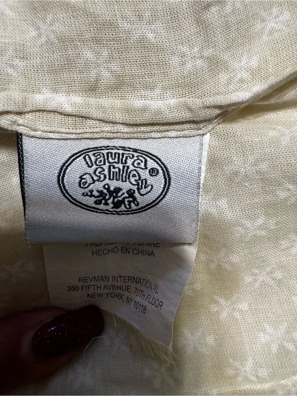 Laura Ashley Floral Quilted Pillow Two Shams Standard  Blue Cotton Cottagecore